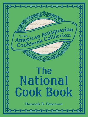 cover image of The National Cook Book